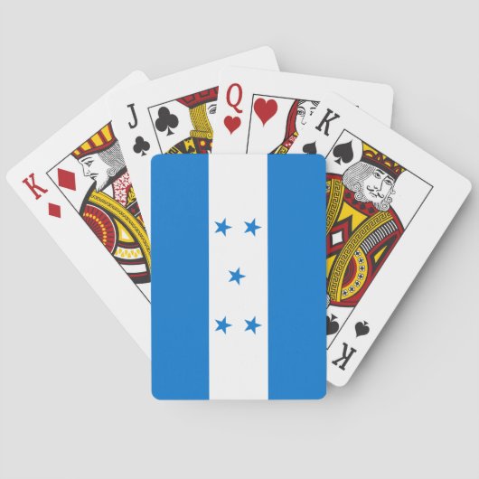 Hondurese vlag pokerkaarten (Achterkant)