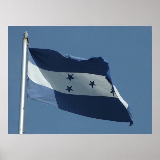 Hondurese vlag poster (Voorkant)