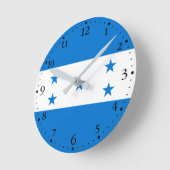 Hondurese vlag ronde klok (Hoek)