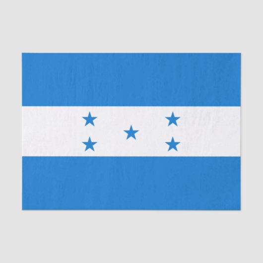 Hondurese vlag tissuepapier (Voorkant)