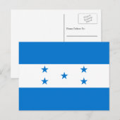 Hondurese vlag, vlag van Honduras Briefkaart (Voorkant / Achterkant)