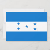 Hondurese vlag, vlag van Honduras bruiloft Kaart (Achterkant)