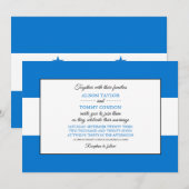 Hondurese vlag, vlag van Honduras bruiloft Kaart (Voorkant / Achterkant)