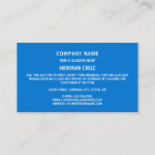 Hondurese vlag, vlag van Honduras Visitekaartje (Achterkant)