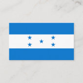 Hondurese vlag, vlag van Honduras Visitekaartje (Voorkant)