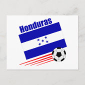 Hondurese voetbalploeg briefkaart (Voorkant)