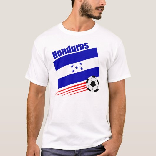 Hondurese voetbalploeg t-shirt (Voorkant)