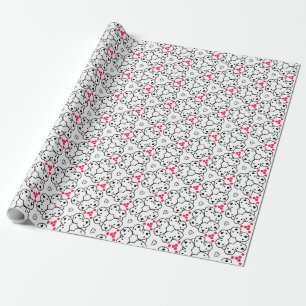 Hondvriendelijk patroonontwerp cadeaupapier