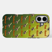 Hone Bee Good - Op Groene Gradiënt Case-Mate iPhone Case (Achterkant (horizontaal))