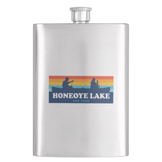 Honeoye Lake New York Canoe Flacon (Voorkant)