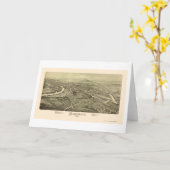 Honesdale, de Panoramische Kaart van de PA - 1890 (Gele Bloem)