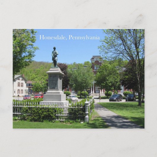 Honesdale, PA Briefkaart (Voorkant)