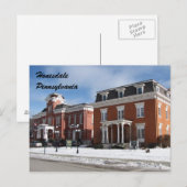 Honesdale Pennsylvania Briefkaart (Voorkant / Achterkant)