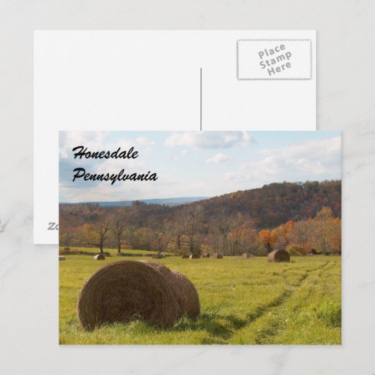 Honesdale Pennsylvania Briefkaart (Voorkant / Achterkant)