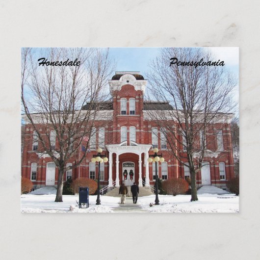 Honesdale Pennsylvania Briefkaart (Voorkant)