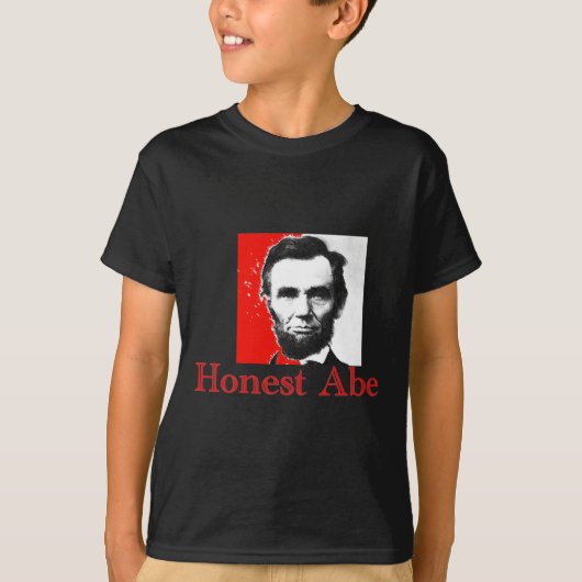 "Honest Abe" Abe Lincoln Art T-Shirt & Gifts (Voorkant)