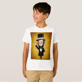 Honest Abe en Zijne Gettysburg Adres T-shirt (Voorkant volledig)