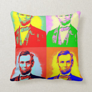 Honest Abe Lincoln Pop art Pillow Kussen