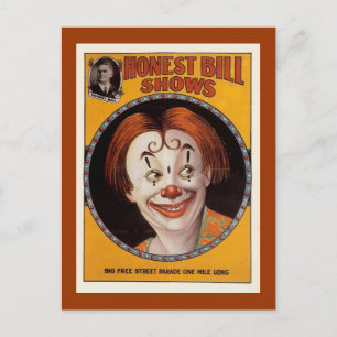 Honest Bill  Circus Briefkaart