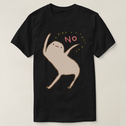 Honest Blob zegt nee T-shirt (Design voorkant)