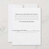 Honest Graduation Invitations Kaart (Achterkant)