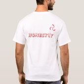 HONESTLAND merk/logo T-shirt (Achterkant)