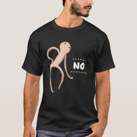 Honests Blob zegt nee T-shirt (Voorkant)