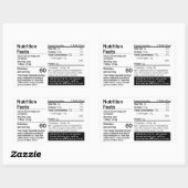 HONEY Apiary naam Voedingsfeiten Label (Vel)