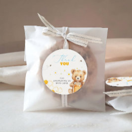 Honey Baby Beer Modern Baby shower Dank u Ronde Sticker