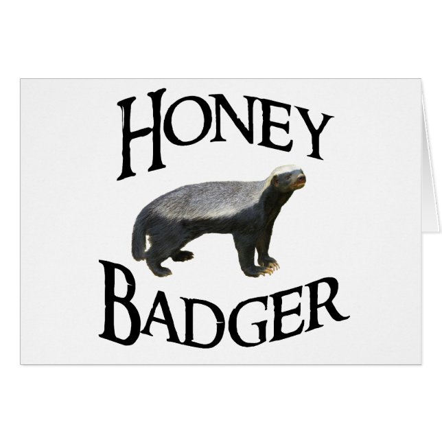 Honey Badger (Voorkant Horizontaal)