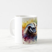 Honey Badger 290624AREF113 - Watercolor Koffiemok (Voorkant links)