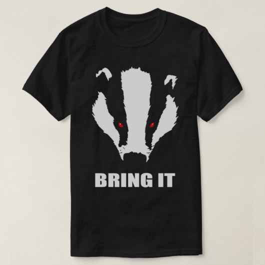 Honey Badger brengt het mee T-shirt (Design voorkant)