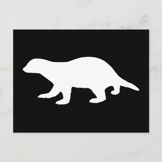 Honey Badger Briefkaart (Voorkant)
