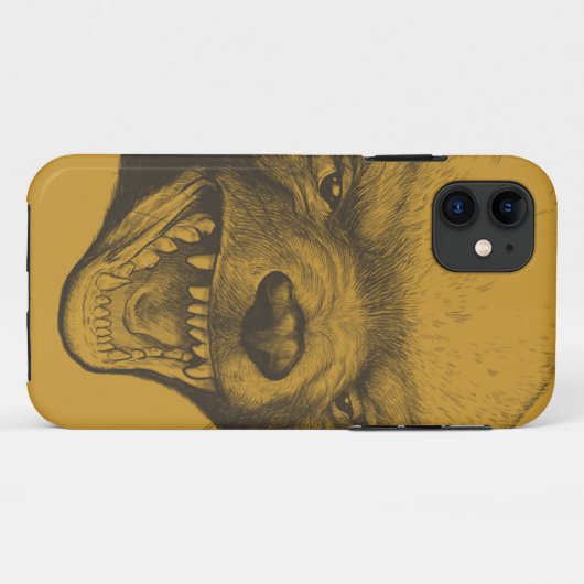 Honey Badger Case-Mate iPhone Case (Achterkant (horizontaal))