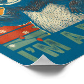 Honey Badger Christmas First Of All Im A Delight F Poster (Hoek)