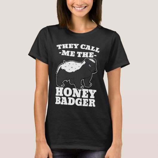 Honey Badger Claws Weasel Wolverines Carnivora  Id T-shirt (Voorkant)