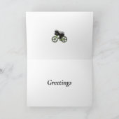 Honey Badger Cycling Funny Badass Cyclist Humor C Kaart (Binnen)