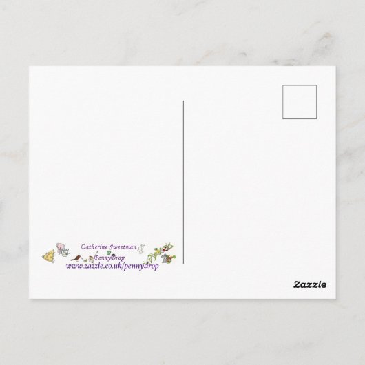 Honey Badger Cycling Funny Badass Festive Cyclist Briefkaart (Achterkant)