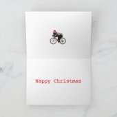 Honey Badger Cycling Funny Badass Festive Quote Kaart (Binnen)