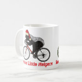 Honey Badger Cycling Funny Badass Festive Quote Koffiemok (Voorkant links)