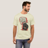 Honey Badger doet Care T-shirt (Voorkant volledig)