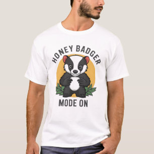 Honey Badger Fearless Wild Animal Wildlife T-shirt