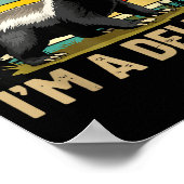 Honey Badger First Of All Im A Delight Funny Honey Poster (Hoek)