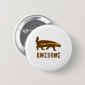 Honey Badger Geweldige Ronde Button 5,7 Cm (Voorkant /achterkant)