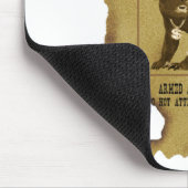 Honey Badger Gezocht Poster Muismat (Hoek)