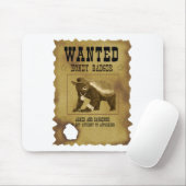 Honey Badger Gezocht Poster Muismat (Met muis)