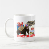 Honey Badger Happy Freakin' Birthday Coffee Mok (Links)