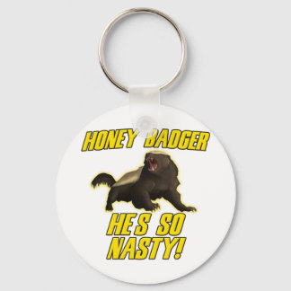 Honey Badger Hij is zo onnozel Sleutelhanger