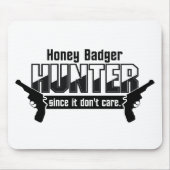 Honey Badger Hunter custom mousepad Muismat (Voorkant)