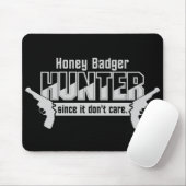 Honey Badger Hunter mousepad Muismat (Met muis)